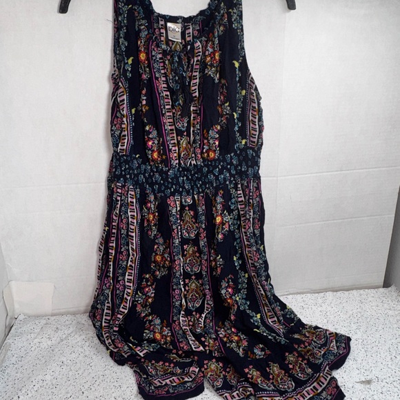 Bila Blue Multicolored Floral Maxi Dress, great for summer - Picture 3 of 6